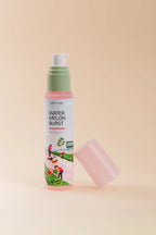 Dog Toothpaste labeled 'Watermelon Burst' on a beige background